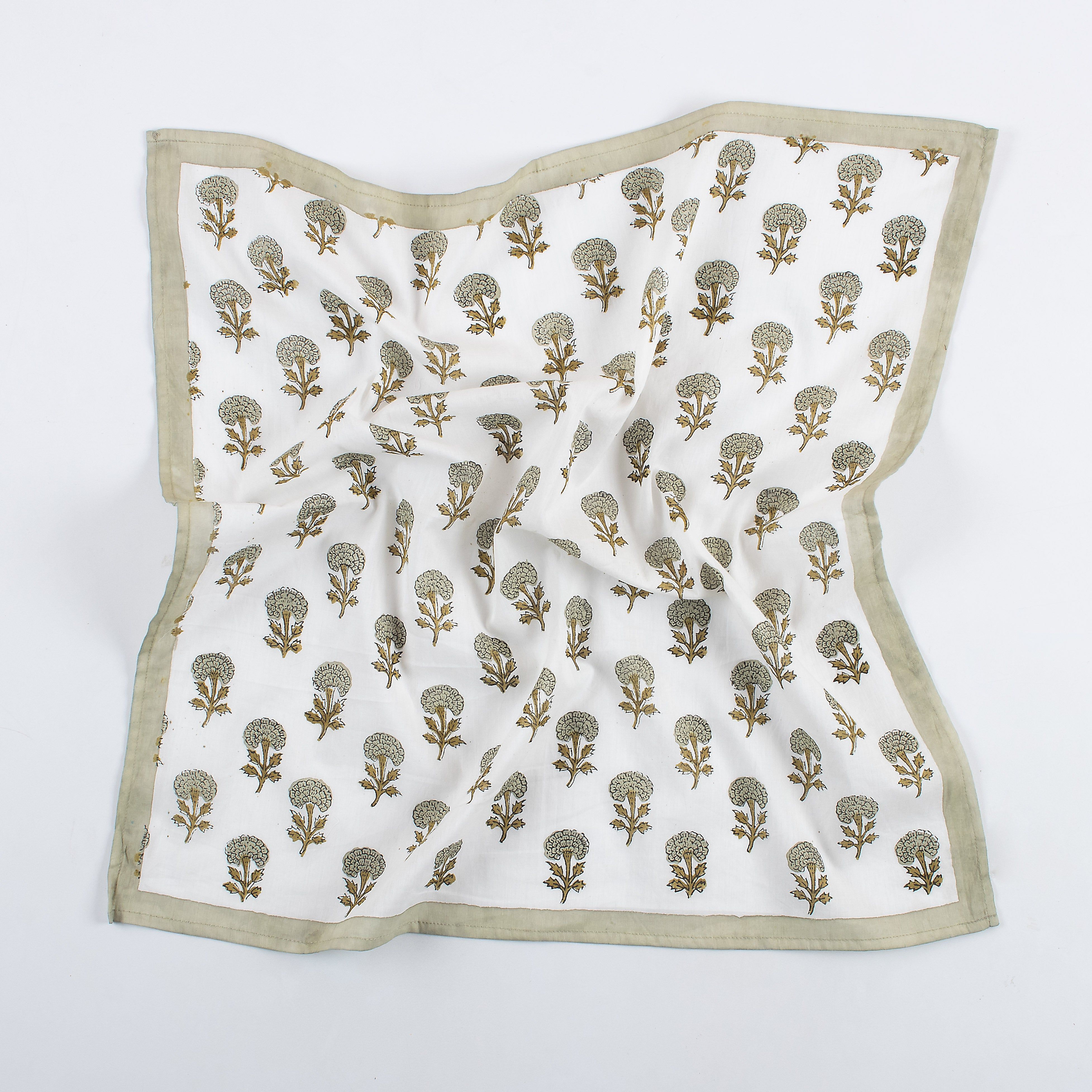 Block Print Pure Cotton Head Bandana for Men And Women 585